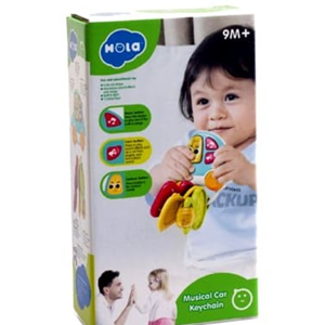 جغجغه دندانگیر موزیکال طرح جاکلیدی هولی تویز Hola Toys مدل A8996_اسباب بازی